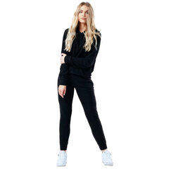 Sportinis kostiumas moterims Justhype Faux Knit Tracksuit W HYKNITSET003, juodas kaina ir informacija | Sportinė apranga moterims | pigu.lt