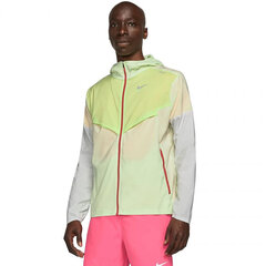 Куртка спортивная мужская Nike NK Repel UV Windrinner JKT M CZ9070 303, желтая цена и информация | Мужская спортивная одежда | pigu.lt