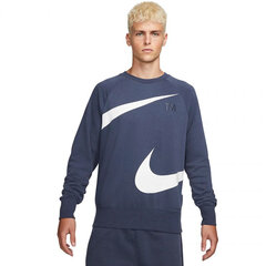 Sportinis džemperis vyrams Nike Nsw Swoosh Sbb Crew M DD5993 437, mėlynas kaina ir informacija | Sportinė apranga vyrams | pigu.lt