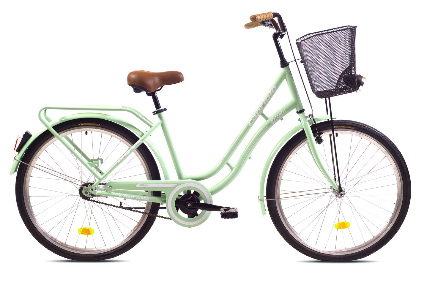 Miesto dviratis Capriolo CTB Picnic 26" HT, žalias kaina ir informacija | Dviračiai | pigu.lt