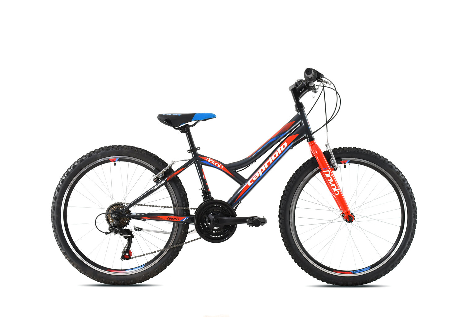 Детский велосипед Capriolo MTB Diavolo 400 24", красный/серый цена | pigu.lt