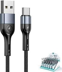 Usams USB-A - USB-C 1 м (SJ449ZJ01) цена и информация | Кабели для телефонов | pigu.lt