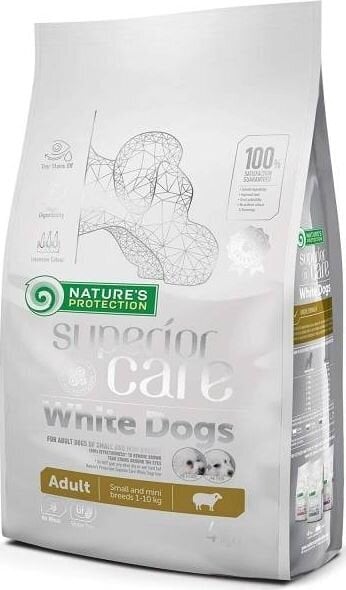 Nature’s Protection Superior Care White Small Breed Adult pašaras šunims, 4kg kaina ir informacija | Sausas maistas šunims | pigu.lt