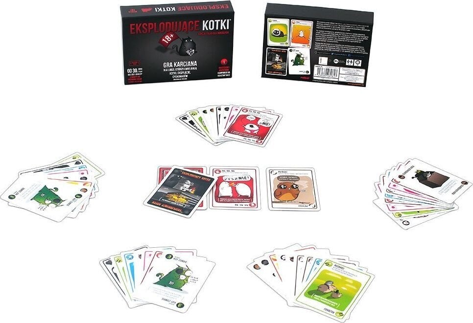 Stalo žaidimas Rebel Exploding Kittens Adults Only, PL kaina ir informacija | Stalo žaidimai, galvosūkiai | pigu.lt