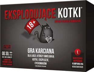 Настольная игра Rebel Exploding Kittens Только для взрослых, Польский цена и информация | Настольные игры, головоломки | pigu.lt