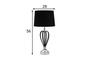 Настольная лампа DARKY SILVER, 28х56 см цена и информация | Настольные светильники | pigu.lt