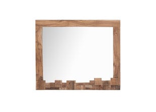 Зеркало МУМБАИ, 90х2,5х75 см (дерево акации) цена и информация | Зеркала | pigu.lt