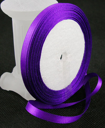 Satino juostelė violetinė 12mm ~22m цена и информация | Dovanų pakavimo priemonės | pigu.lt
