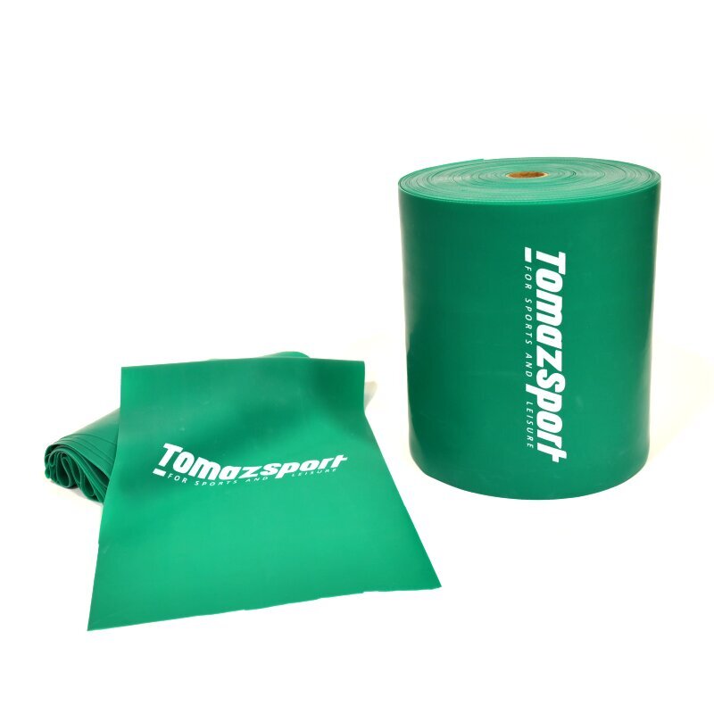 Elastinė juosta Tomaz Sport 15x0,25 cm, žalia kaina | pigu.lt