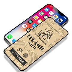 Fusion Matte Ceramic matinė plėvelė telefonui skirta Apple iPhone 11 Pro , X ,XS juodas kaina ir informacija | Apsauginės plėvelės telefonams | pigu.lt