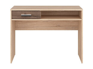 Письменный стол BRW Nepo Plus 1S, цвета дуба/коричневый цена и информация | Компьютерные, письменные столы | pigu.lt