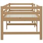 Vidutinio aukščio lova, 90x200 cm, ruda kaina ir informacija | Lovos | pigu.lt