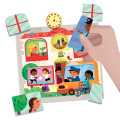 Dėlionė Montessori „Miestas“ цена и информация | Пазлы | pigu.lt