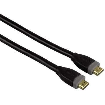 Vaizdo/garso kabelis HAMA HDMI (m) - HDMI (m) 1.8M kaina ir informacija | Kabeliai ir laidai | pigu.lt