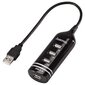 USB šakotuvas Hama 00039776, USB 2.0 x 4, juoda kaina ir informacija | Adapteriai, USB šakotuvai | pigu.lt