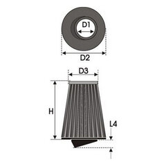 Oro filtras Green Filters K4.70 kaina ir informacija | Green Filters Autoprekės | pigu.lt