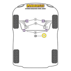 Silentblock Powerflex PFF50-420 цена и информация | Автопринадлежности | pigu.lt