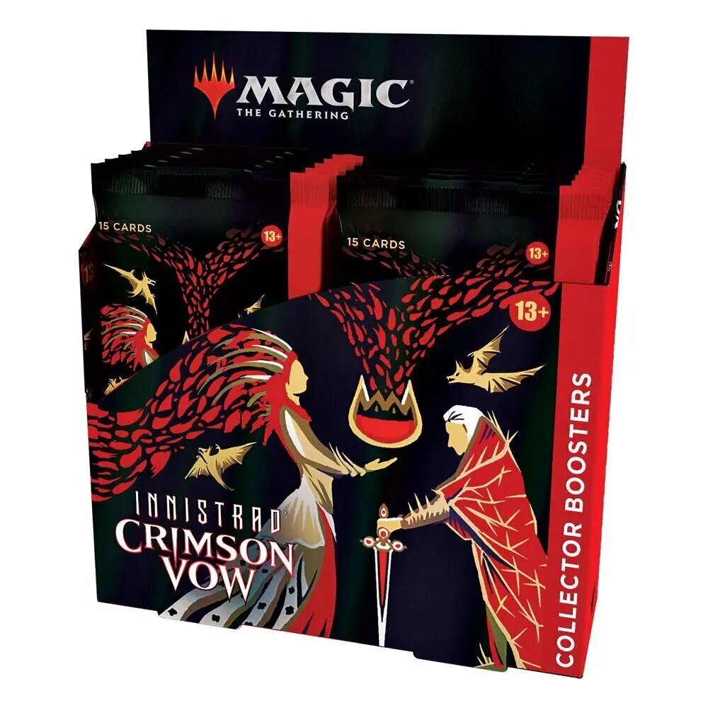 Kortų žaidimų rinkinys Magic the Gathering Innistrad: Crimson Vow Collector Booster Display (12)anglų kalba kaina ir informacija | Stalo žaidimai, galvosūkiai | pigu.lt