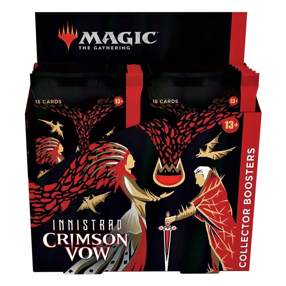 Kortų žaidimų rinkinys Magic the Gathering Innistrad: Crimson Vow Collector Booster Display (12)anglų kalba kaina ir informacija | Stalo žaidimai, galvosūkiai | pigu.lt