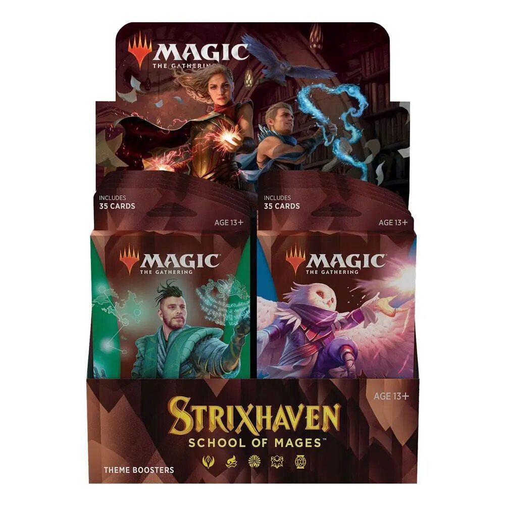 Kortų žaidimo rinkinys Magic the Gathering Strixhaven, Magų mokyklos temos plastikinės kortos (EN) kaina ir informacija | Stalo žaidimai, galvosūkiai | pigu.lt