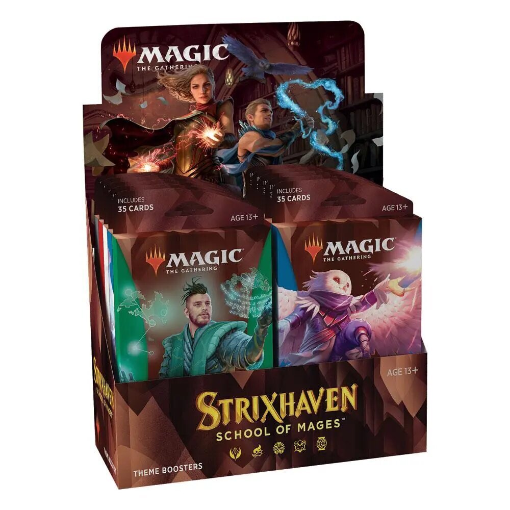 Kortų žaidimo rinkinys Magic the Gathering Strixhaven, Magų mokyklos temos plastikinės kortos (EN) kaina ir informacija | Stalo žaidimai, galvosūkiai | pigu.lt