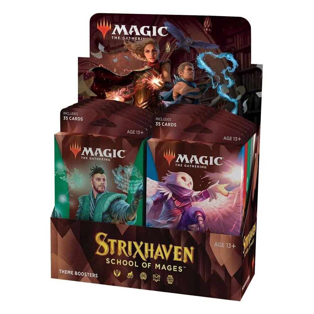 Kortų žaidimo rinkinys Magic the Gathering Strixhaven, Magų mokyklos temos plastikinės kortos (EN) kaina ir informacija | Stalo žaidimai, galvosūkiai | pigu.lt