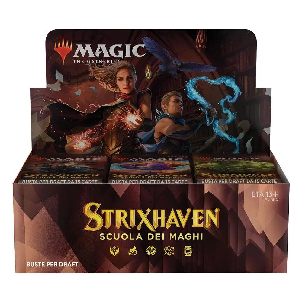 Kortų žaidimų rinkinys Magic the Gathering Strixhaven: Scuola dei Maghi Draft Booster Display italų kalba kaina ir informacija | Stalo žaidimai, galvosūkiai | pigu.lt