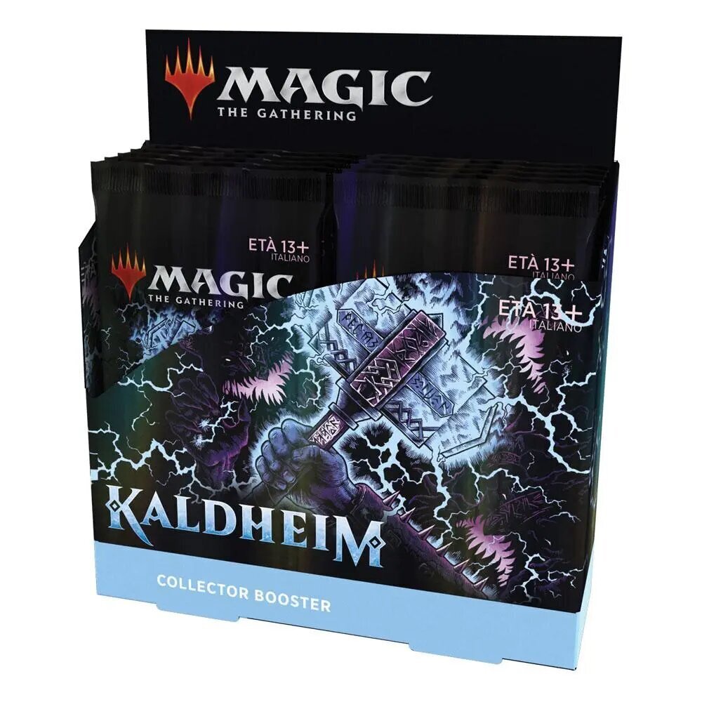 Kortų žaidimų rinkinys Magic the Gathering Kaldheim Collector Booster Display (12) italų kalba kaina ir informacija | Stalo žaidimai, galvosūkiai | pigu.lt