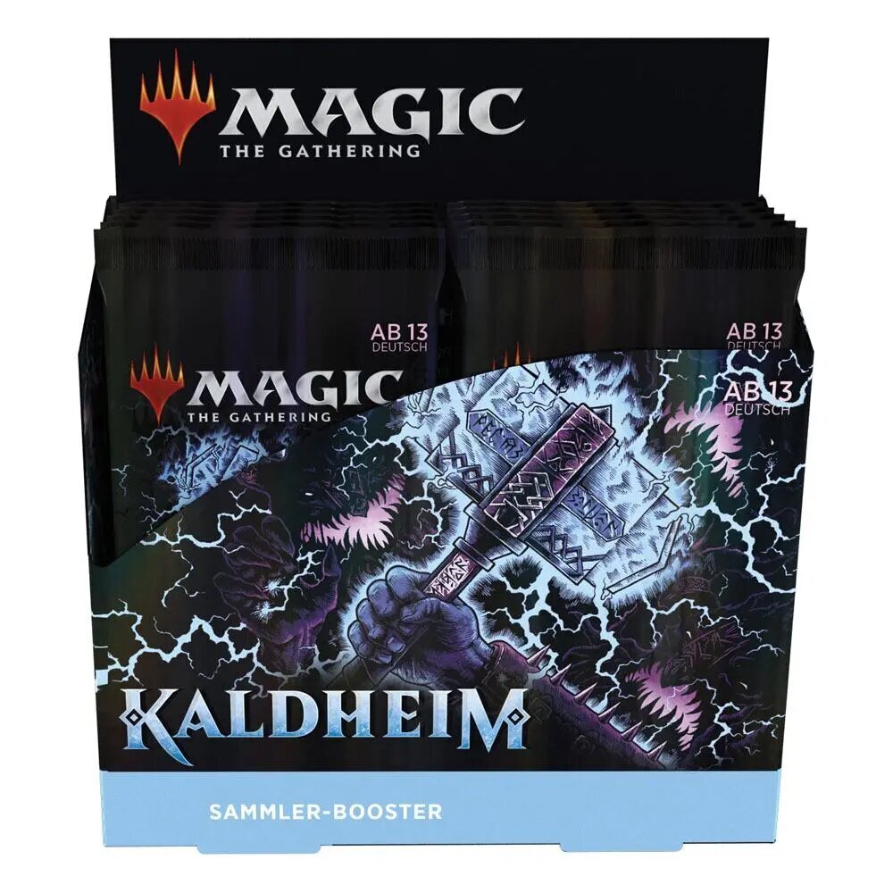 Kortų žaidimų rinkinys Magic the Gathering Kaldheim Collector Booster Display (12) vokiečių kalba kaina ir informacija | Stalo žaidimai, galvosūkiai | pigu.lt