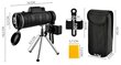 RoGer Tripod Stand / Lens Telescope / Black цена и информация | Asmenukių lazdos (selfie sticks) | pigu.lt