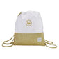 Sportinis maišelis Moos Gold, baltas / aukso spalvos kaina ir informacija | Kuprinės mokyklai, sportiniai maišeliai | pigu.lt