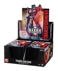Kortų žaidimo rinkinys Transformers TCG Busterių karas, skirtas Cybertron Siege I Display (EN) kaina ir informacija | Stalo žaidimai, galvosūkiai | pigu.lt