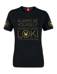 Marvel Женская Футболка Always Loki Размер S 28337 цена и информация | Женские футболки | pigu.lt
