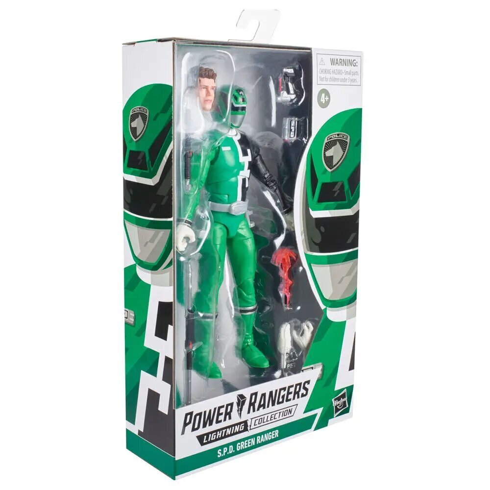 Figūrėlė Power Rangers S.P.D. Green Ranger 15cm kaina ir informacija | Žaislai berniukams | pigu.lt