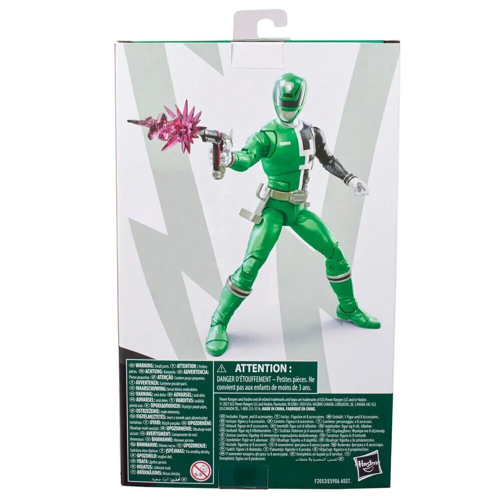 Figūrėlė Power Rangers S.P.D. Green Ranger 15cm kaina ir informacija | Žaislai berniukams | pigu.lt