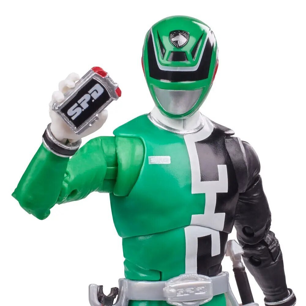 Figūrėlė Power Rangers S.P.D. Green Ranger 15cm цена и информация | Žaislai berniukams | pigu.lt