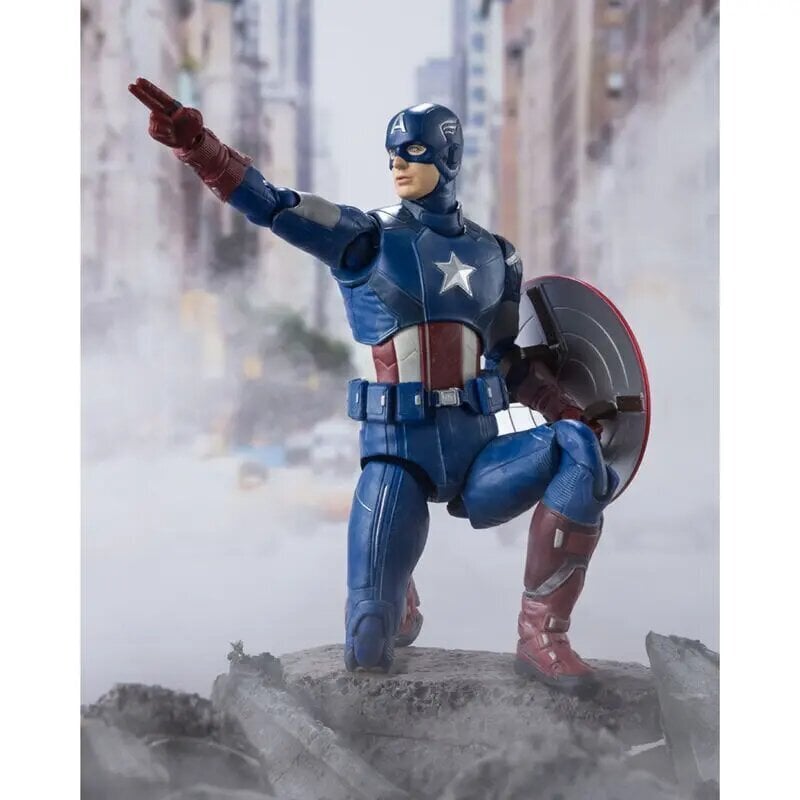 Marvel Avengers Assemble kapitono Amerika figūrėlė, 15 cm цена и информация | Žaislai berniukams | pigu.lt