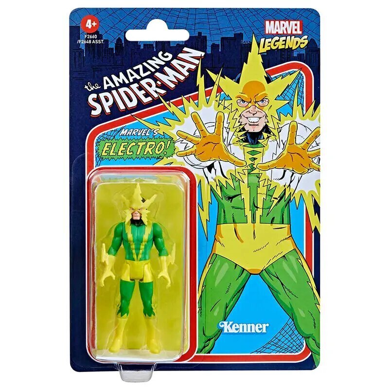 Figūrėlė Marvel The Amazing Spiderman Electro 9,5 cm kaina ir informacija | Žaislai berniukams | pigu.lt