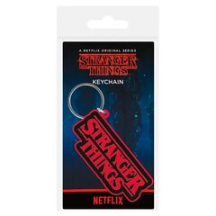 Guminis raktų pakabukas Stranger Things Logo kaina ir informacija | Raktų pakabukai | pigu.lt