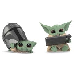 Žvaigždžių karai Mandalorietis Yoda The kūdikis pakuotėje yra 2 figūrėlės kaina ir informacija | Žaislai berniukams | pigu.lt
