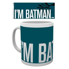 DC Comics Betmenas Aš esu Betmenas Paprastas puodelis kaina ir informacija | Taurės, puodeliai, ąsočiai | pigu.lt