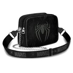 Krepšys per petį Marvel Spiderman Plague, juodas kaina ir informacija | Kuprinės ir krepšiai | pigu.lt