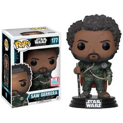 Figūrėlė POP! Star Wars Rogue One Saw Gerrera su plaukais 2017 m. rudens konferencija kaina ir informacija | Žaislai mergaitėms | pigu.lt