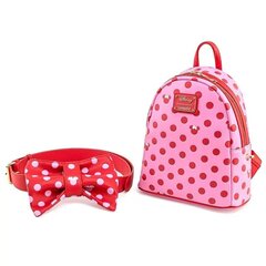 Loungefly Disney Minnie Pink Polka Dot kuprinė 31cm kaina ir informacija | Kuprinės ir krepšiai | pigu.lt