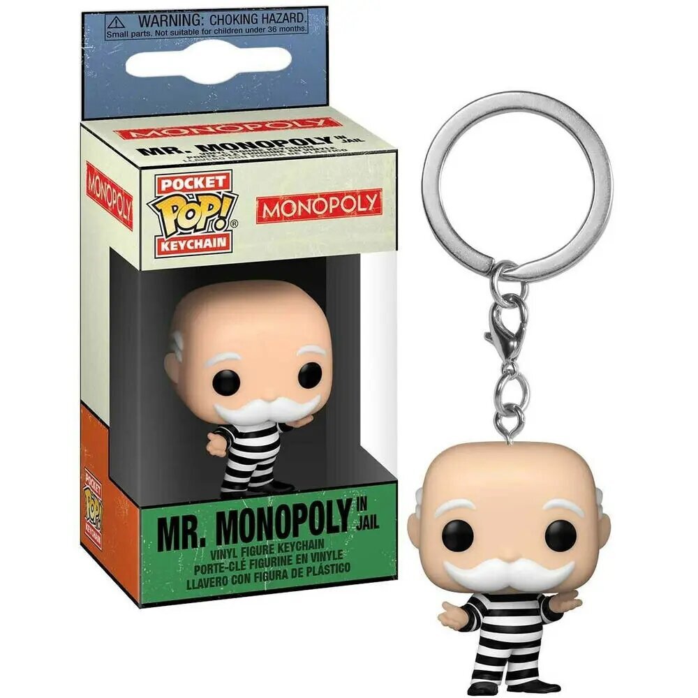 Raktų pakabukas Monopoly Criminal Uncle Pennybags, 1 vnt. kaina ir informacija | Raktų pakabukai | pigu.lt