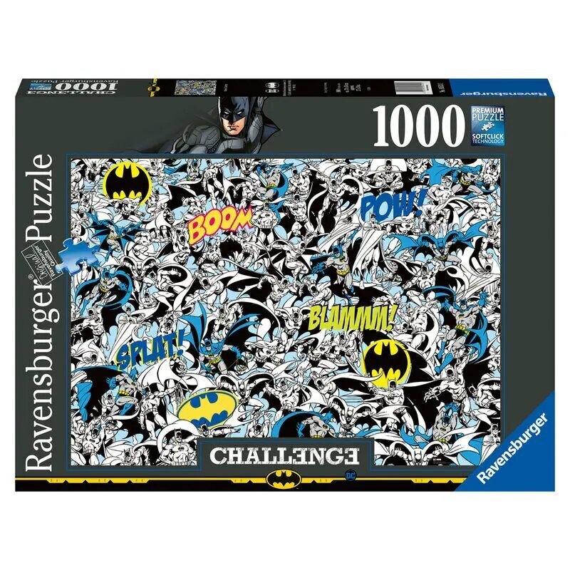 Dėlionė DC Comics Batman, 1000 d. kaina ir informacija | Dėlionės (puzzle) | pigu.lt