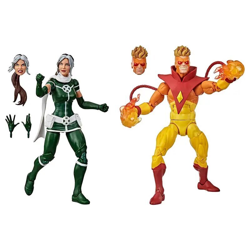 Marvel Legends Pyro and Rogue rinkinys 2 figūrėlės 15cm kaina ir informacija | Žaislai berniukams | pigu.lt