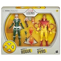 Marvel Legends Pyro and Rogue rinkinys 2 figūrėlės 15cm kaina ir informacija | Žaislai berniukams | pigu.lt