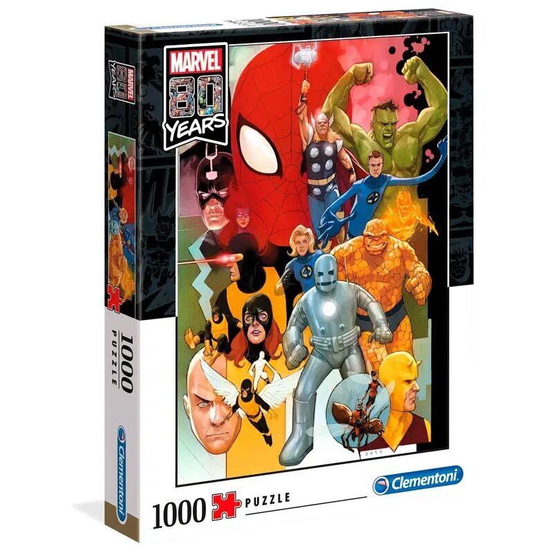 Dėlionė Marvel ,Clementoni, 1000 det. kaina ir informacija | Dėlionės (puzzle) | pigu.lt