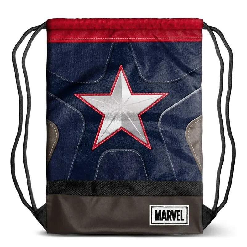 Marvel Captain America sporto krepšys 48cm kaina ir informacija | Kuprinės ir krepšiai | pigu.lt